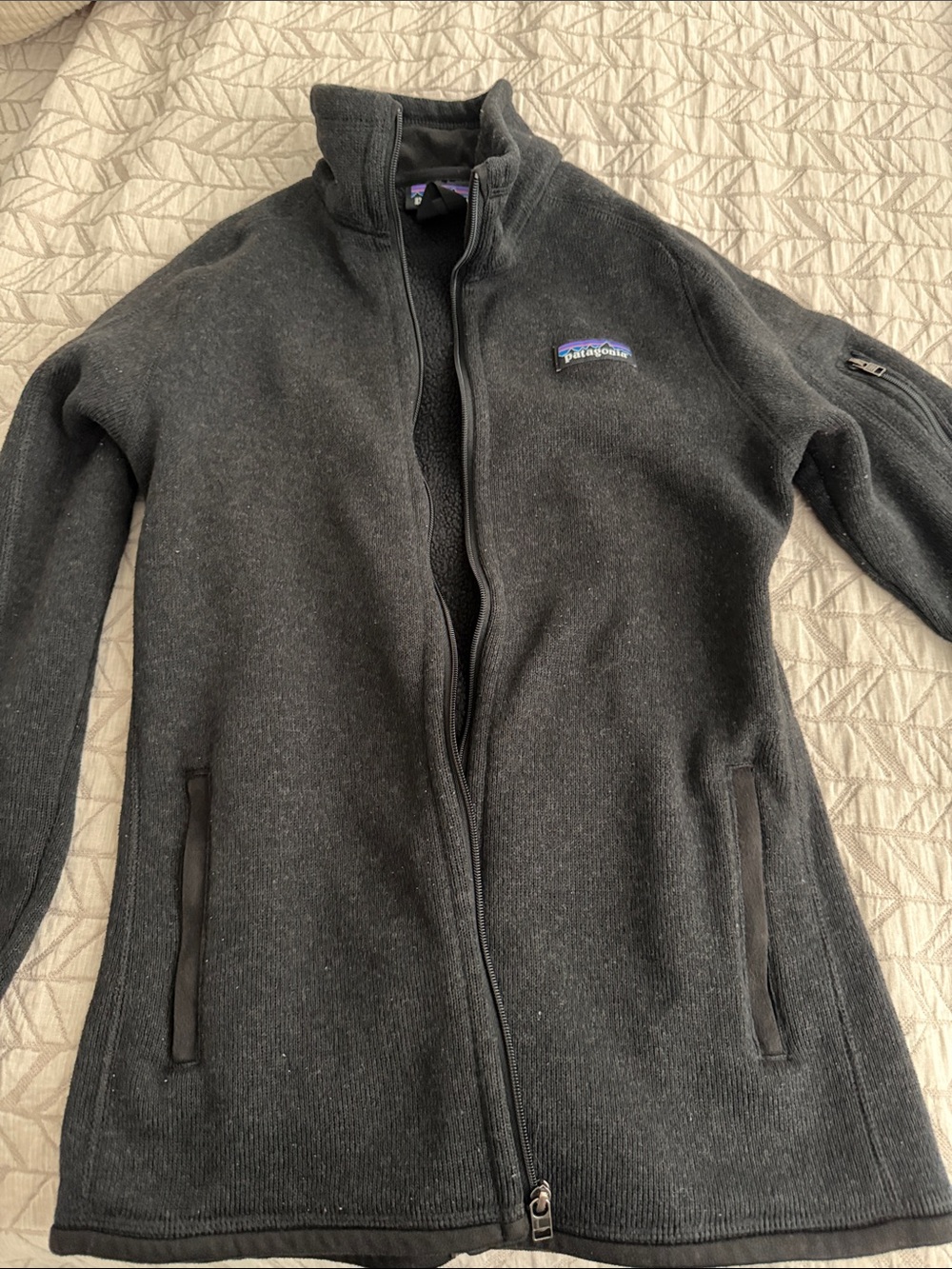 Patagonia Women's Black Full-Zip Style Fleece